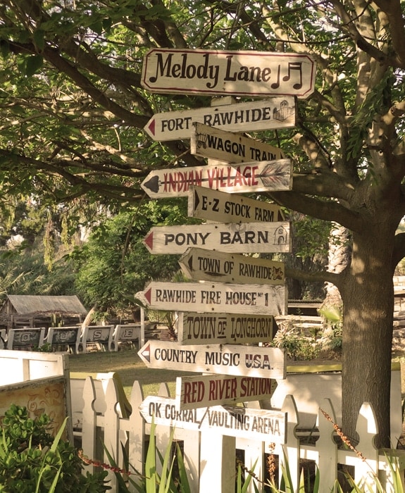 Rawhide Ranch signs