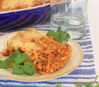 Baked Enchilada Pasta