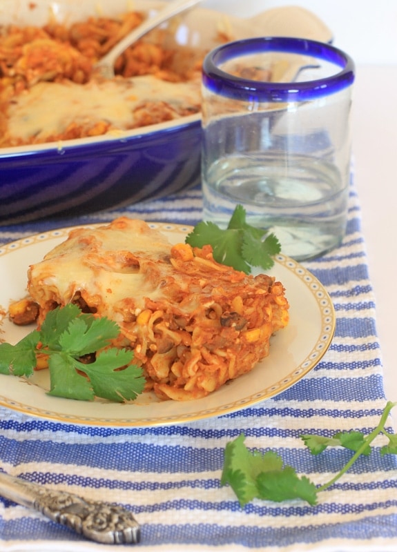 Baked Enchilada Pasta