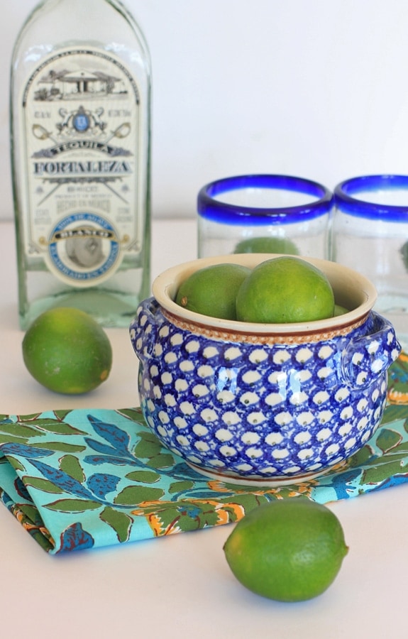 tequilla and limes