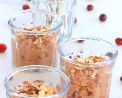 Cranberry Orange Quinoa Pudding