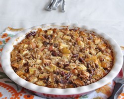 Apple Pie Baked Oatmeal from Nutritious Eats