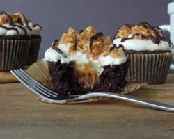 Samoa Cupcakes by Fork and Beans