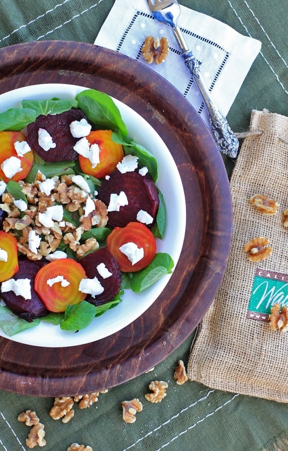Roasted Beet Salad with Goat Cheese & Toasted Walnuts Roasted Beet Salad with Goat Cheese & Toasted Walnuts