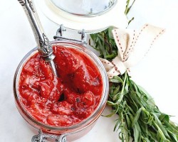 Strawberry Lemon Tarragon Sauce//The Spicy RD