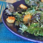 Kale Caesar Salad//The Spicy RD