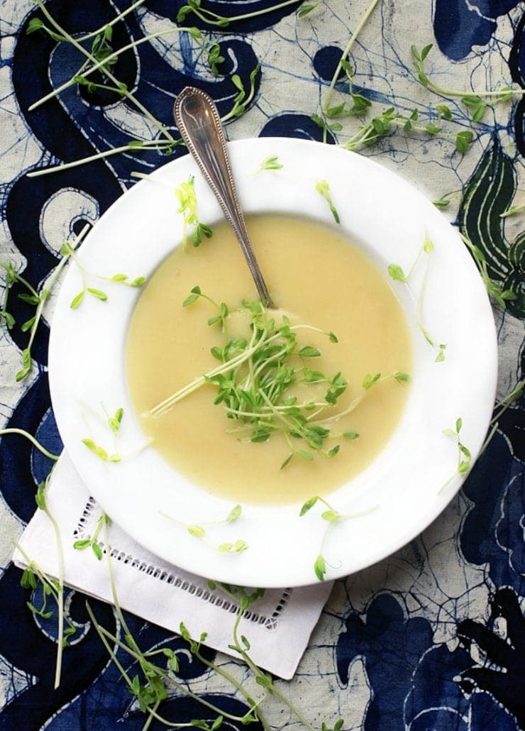Vegan Potato Leek Soup