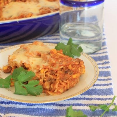 Easy Baked Enchilada Pasta