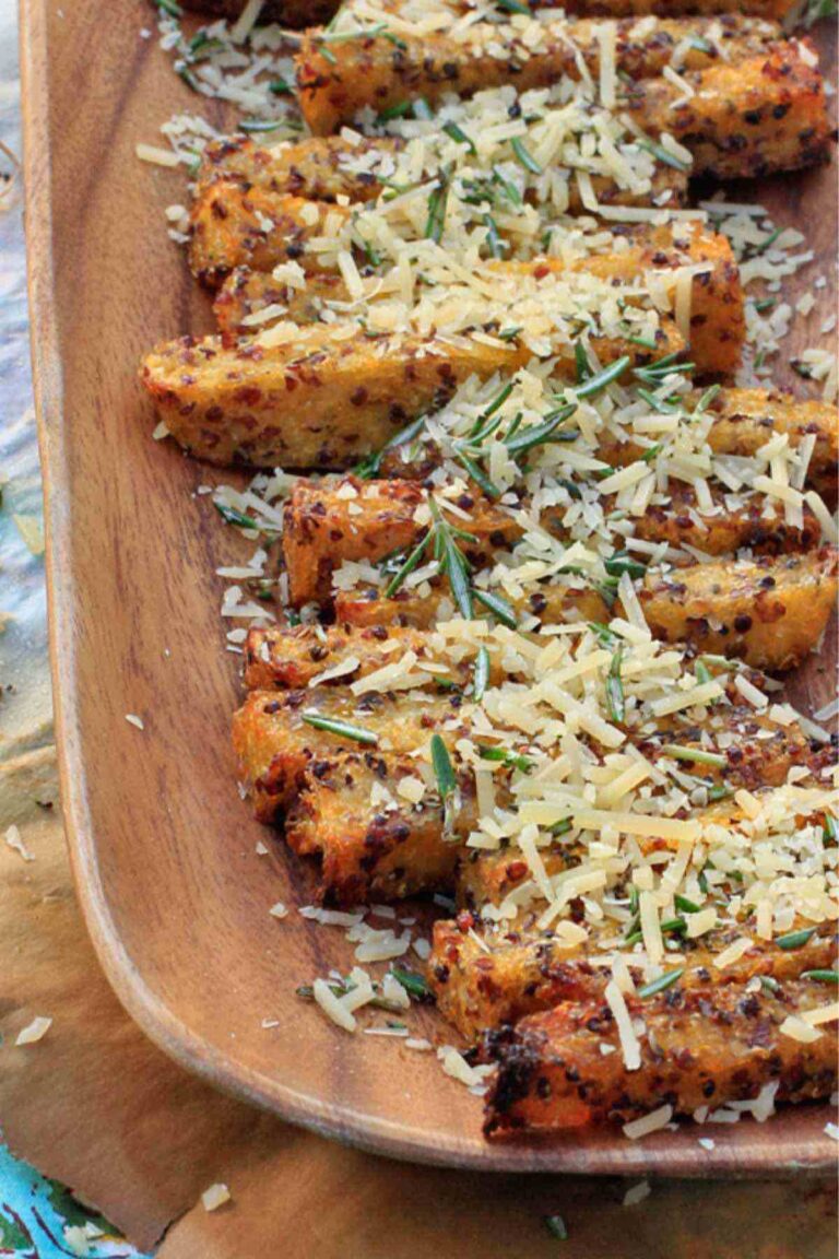 Easy Polenta Fries with Rosemary & Parmesan