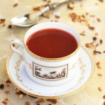 Warm Spiced Cranberry Punch
