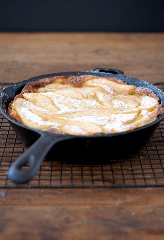 You'll love this easy Gluten Free Dutch Baby with Cinnamon Sugar Spiced Pears, from Fast and Simple Gluten-Free.