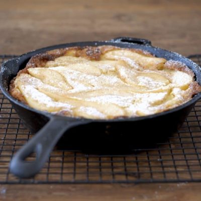 You'll love this easy Gluten Free Dutch Baby with Cinnamon Sugar Spiced Pears, from Fast and Simple Gluten-Free.