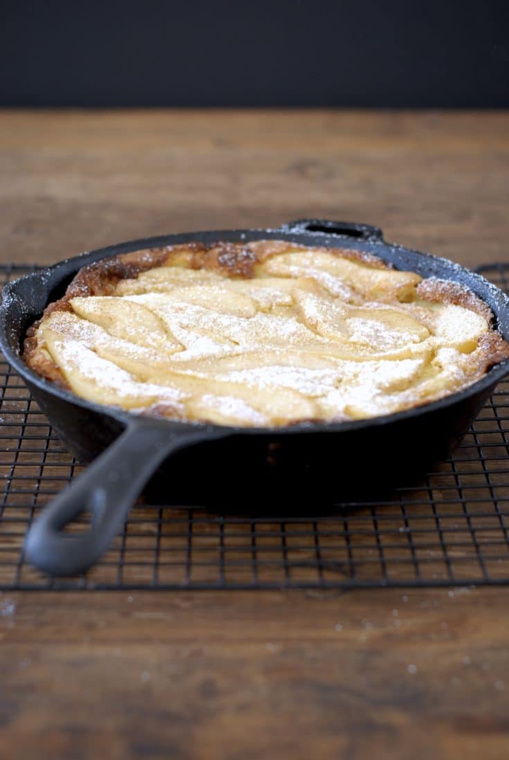 You'll love this easy Gluten Free Dutch Baby with Cinnamon Sugar Spiced Pears, from Fast and Simple Gluten-Free.