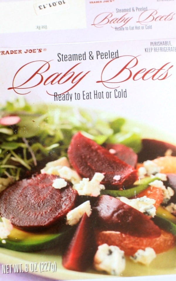 Pre-cooked beets from Trader Joes // The Spicy RD