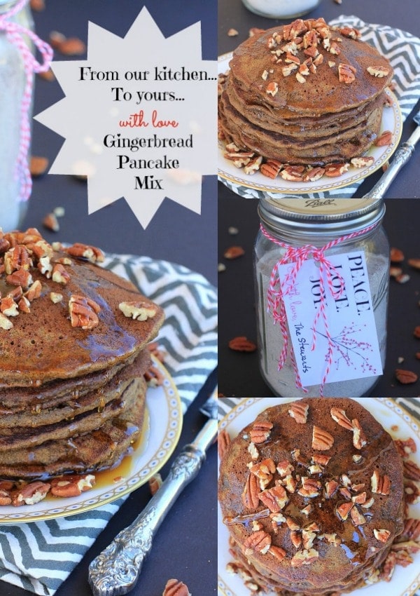 Gingerbread Pancakes and Gingerbread Pancake Mix // The Spicy RD