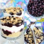 Warm Tropical Wild Blueberry Quinoa Breakfast Sundae