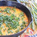 Dutch Baby Pancake with Monterey Jack, Asparagus, and Microgreens