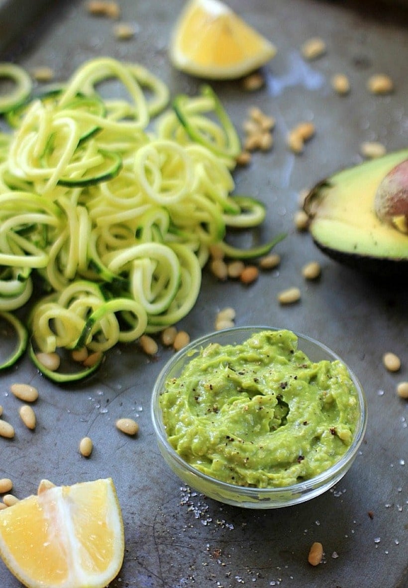 Lemony Avocado Pesto