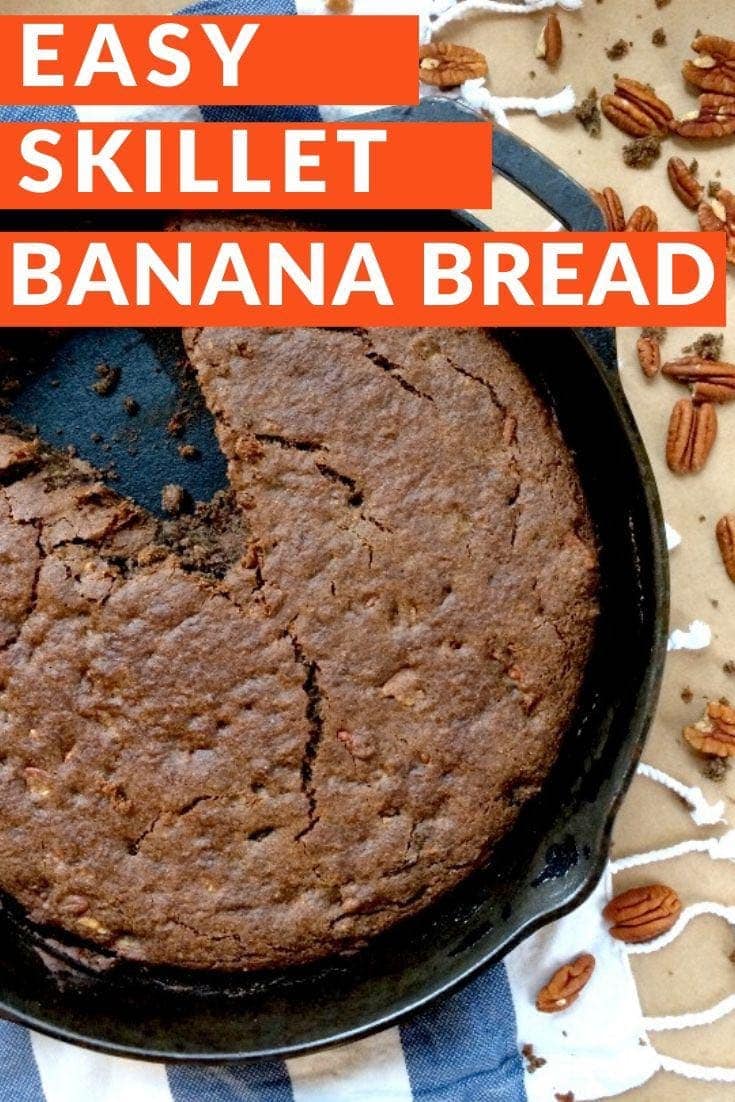 Quick and Easy Skillet Buckwheat Banana Bread
