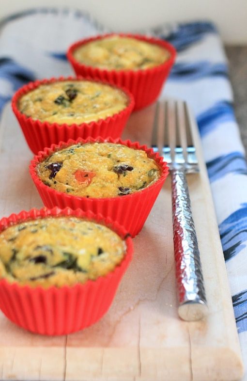 Low Carb Egg Muffins w/ Veggies & Feta CheeseHealthy AND Delicious!