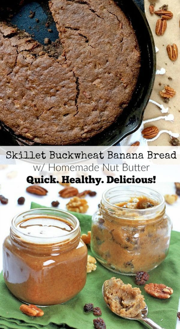 Quick and Easy Skillet Buckwheat Banana Bread