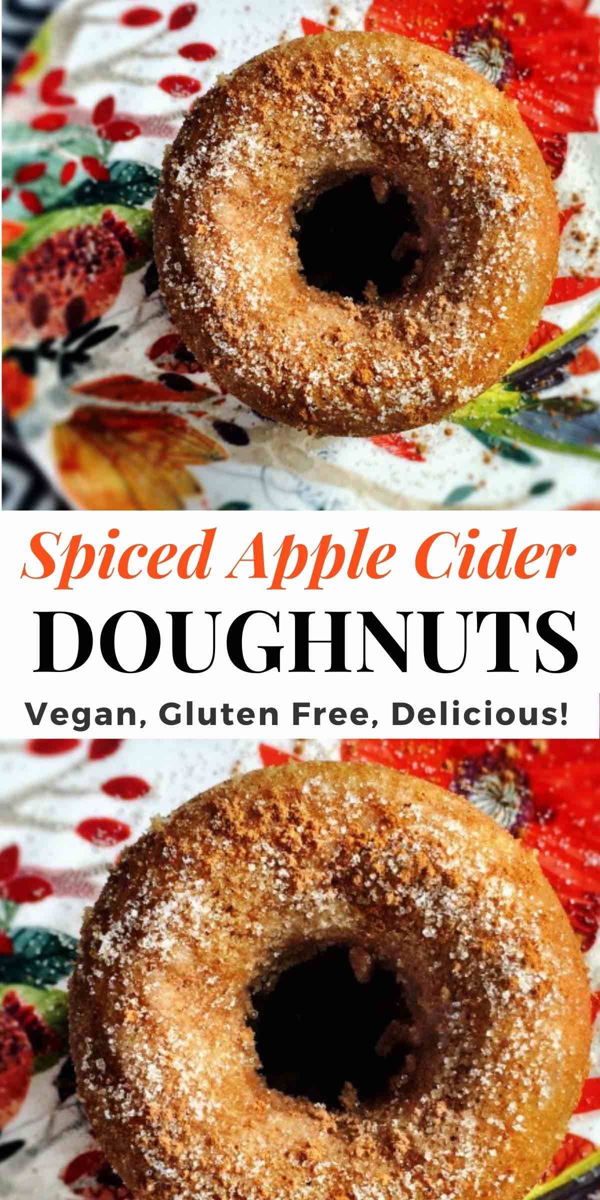 Homemade Spiced Apple Cider Gluten Free Doughnuts