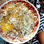 Bruschetta Baked Eggs