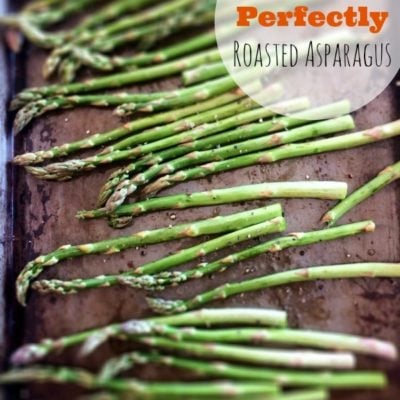 Roasted Asparagus on sheet pan