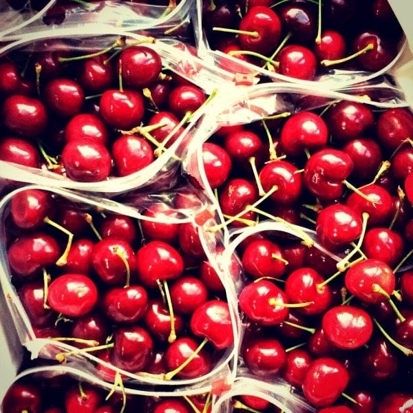 Healthy summer snacking at it's best! Fresh cherries are rich in potassium, antioxidants, and fiber, but the best part, is they're absolutely delicious, so nosh on a handful today!