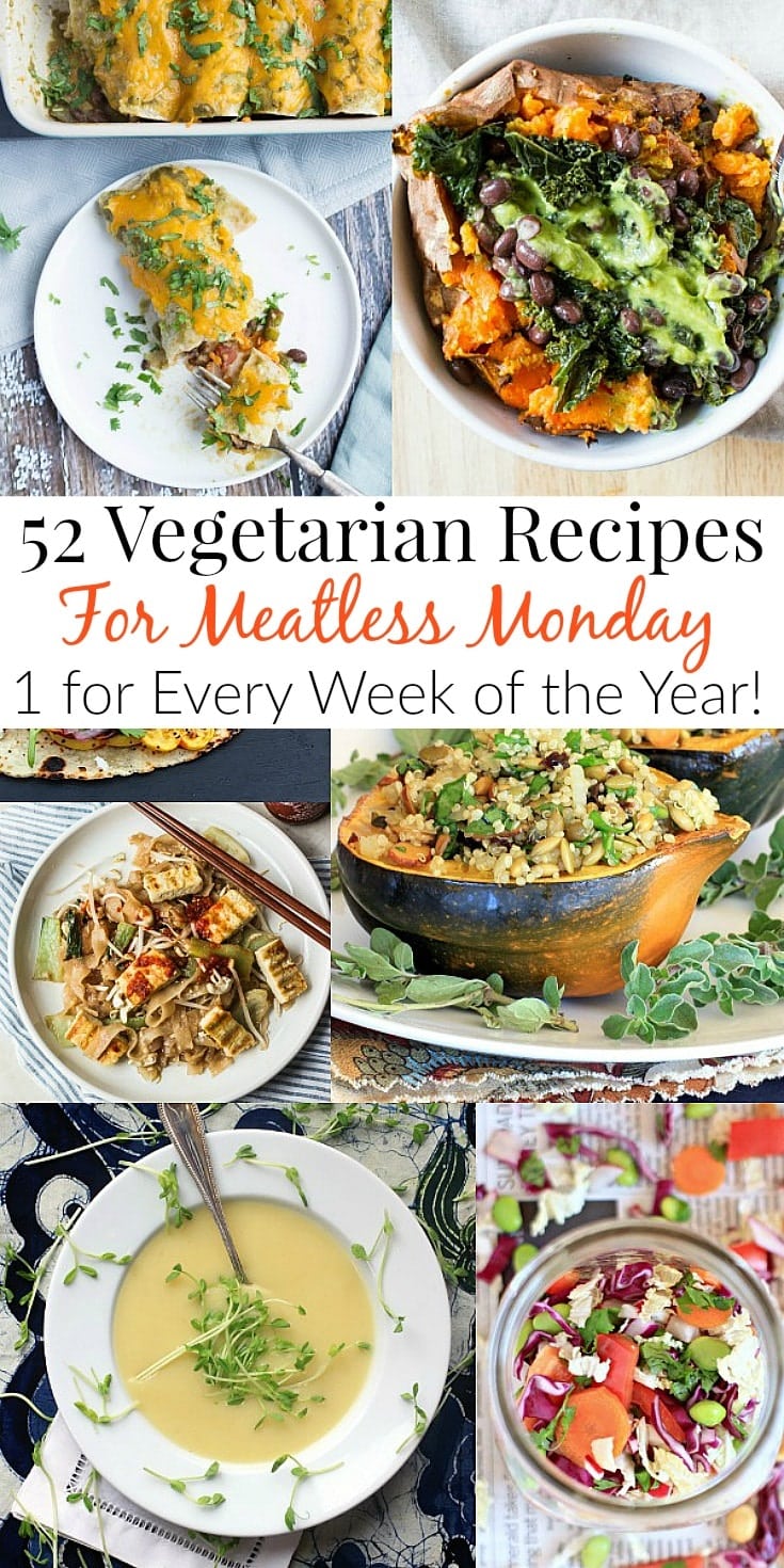 52+ Healthy Vegetarian Recipes for Meatless Monday EA Stewart Spicy RD Nutrition