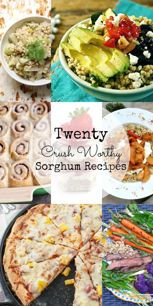 Ancient grains are hot these days, and one of my favorite ancient grains is sorghum. It's naturally gluten-free and has a delicious nutty taste and chewy texture. Try it in one of these 20 Crush Worthy Sorghum recipes!