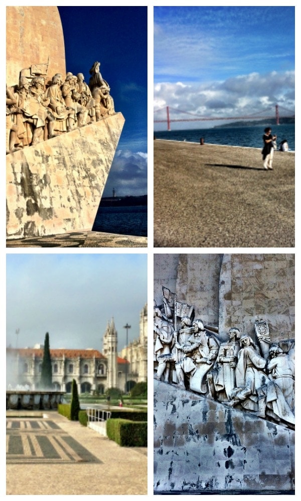It's well worth a bus ride to the district of Belem on the northern banks of the River Tagus to see the Discoveries Monument {Padrao aos Descobrimentos} celebrating the age of discovery and Portuguese explorers. | Portugal Travel