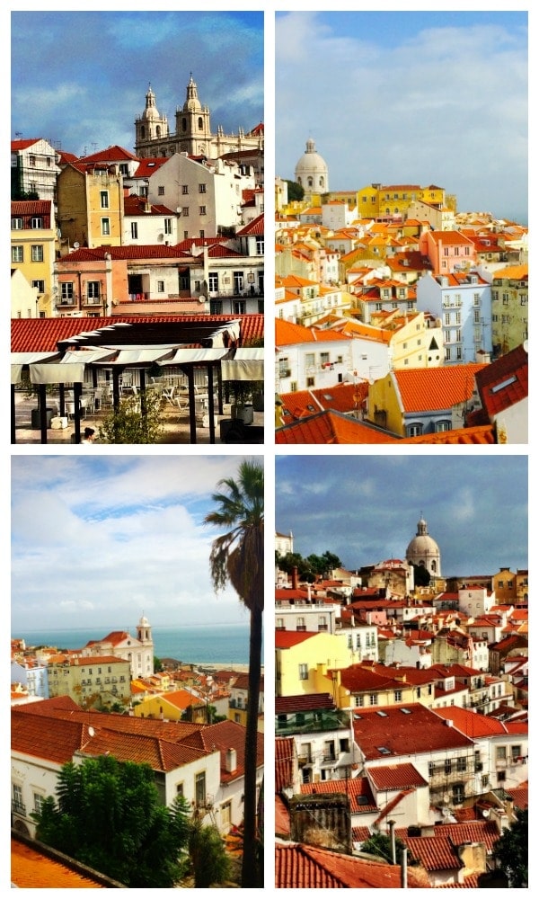 Must do when in Lisbon...gaze out endlessly over the gorgeous red tile roofs! | Portugal Travel