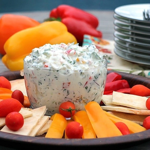 Triple Pepper Kale Dip