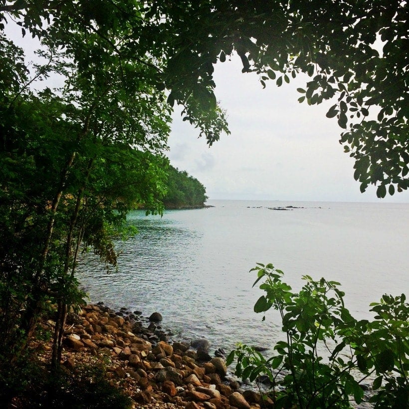 Gorgeous beach just steps from Villa Cest La Vie in Sat Lucia