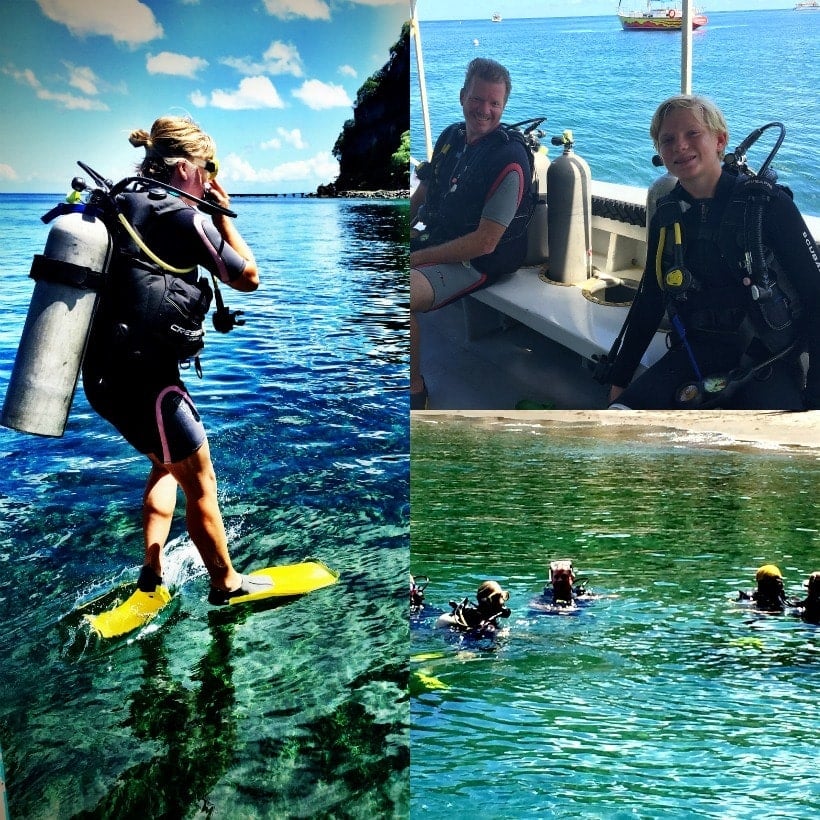 Want to try scuba diving while you're in St Lucia? The crew at Steve's Scuba will take the BEST care of you. Warning: you may get hooked!