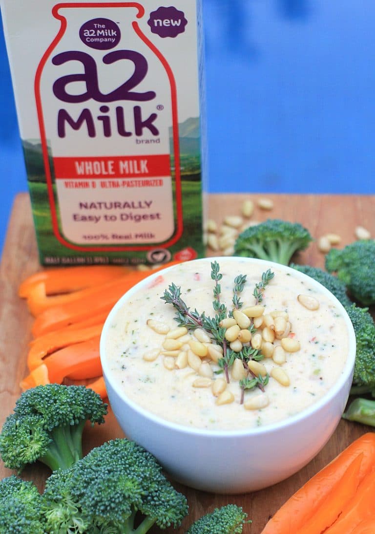 Easy Cheese Dip + The Difference Between A1 and A2 Milk EA Stewart