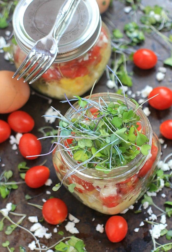 Genius Healthy Breakfast Hack! Scrambled Eggs in a Jar