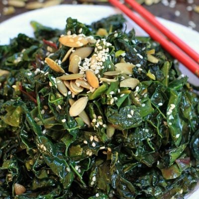 Seriously addictive greens! Spicy Kale and Swiss Chard Saute | Healthy recipes, gluten free, vegan, paleo, low FODMAP option