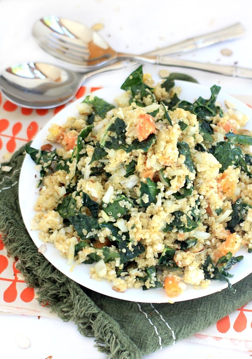 Zesty Citrus, Kale, and Quinoa Salad | Lunch & Dinner Recipes | Gluten Free, Vegetarian, Low FODMAP option