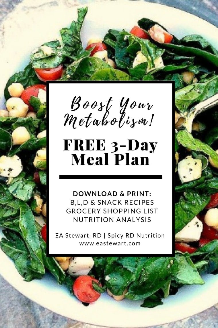 How To Boost Your Metabolism A FREE 3 Day Meal Plan EA Stewart 