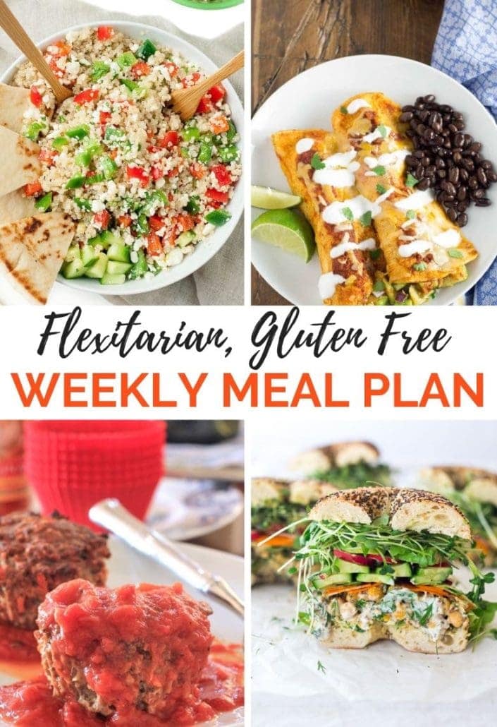 Gluten Free Meal Plan Recipe Collage