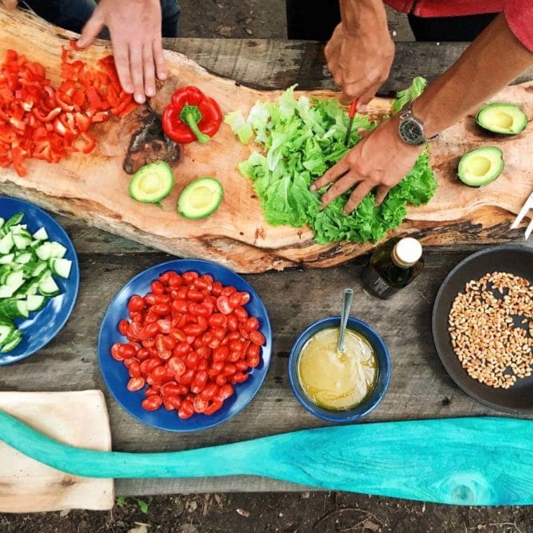 leaky gut diet-picture of healthy foods including vegetables