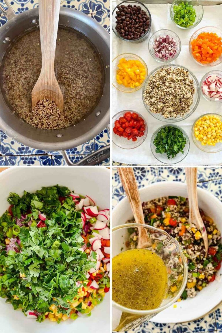 Eat the Rainbow Black Beans & Quinoa Salad Recipe EA Stewart, RDN